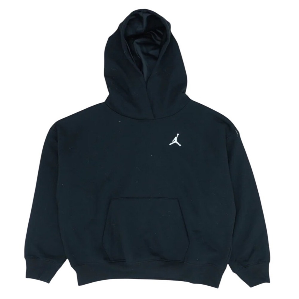 Jordan Hoodie Pullover Kids XL Black Jumpman Logo Cotton Blend Sweatshirt‎
